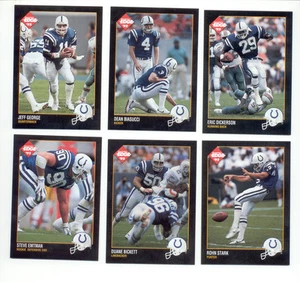 1992 CE Indianapolis Colts Set ERIC DICKERSON ROHN STARK JEFF GEORGE D. BICKETT - Picture 1 of 1
