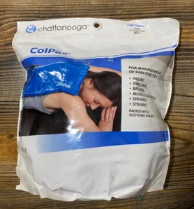Chattanooga ColPac - Reusable Gel Ice Pack Cold Therapy Blue OVERSIZE 11”x21” - Picture 1 of 10