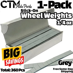 1-Box 1/4oz Grey Balance Wheel Weights Stick-on Adhesive Tape Lead-Free 5.6 lbs - Picture 1 of 3