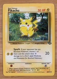 Mint Condition Pokémon TCG Pikachu Jungle 60/64 1998 Vintage Card - Picture 1 of 5