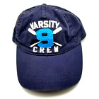 Varsity 9 Crew  Hat Cap Blue Kids Size 8-14 Strapback Place Brand B6D