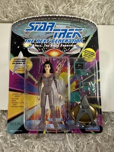 SEALED Vintage Star Trek The Next Generation LT Troi 1993 Playmates with Card - Bild 1 von 3