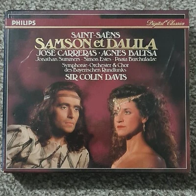 Saint-Saens SAMSON ET DALILA Colin Davies PHILIPS 2CDs Box Set - Image 1 of 3