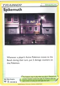 Spikemuth 170/189 Uncommon Darkness Ablaze Pokemon TCG - Picture 1 of 2
