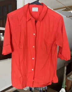 Glenbrooke Vintage Button up Collared Women’s 14/36 Penn Prest Blouse / Shirt - Picture 1 of 4