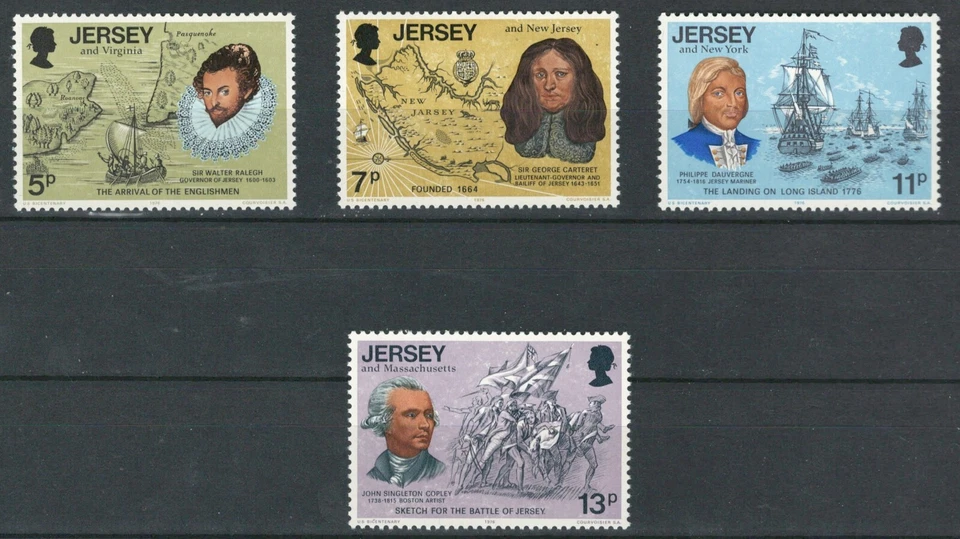 Jersey BRITISH TERRITORIES Famous People & EVENTS MNH SET STAMPS LOT (JER 191) - Image 1 of 1