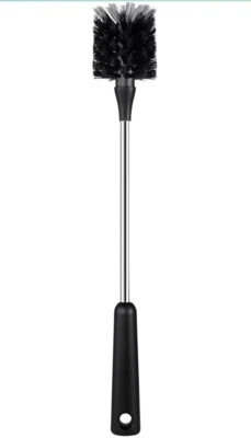 IHARBORT Water Bottle Brush Long Stainless Steel Handle, Glass Baby Scrub Cleaning Brush