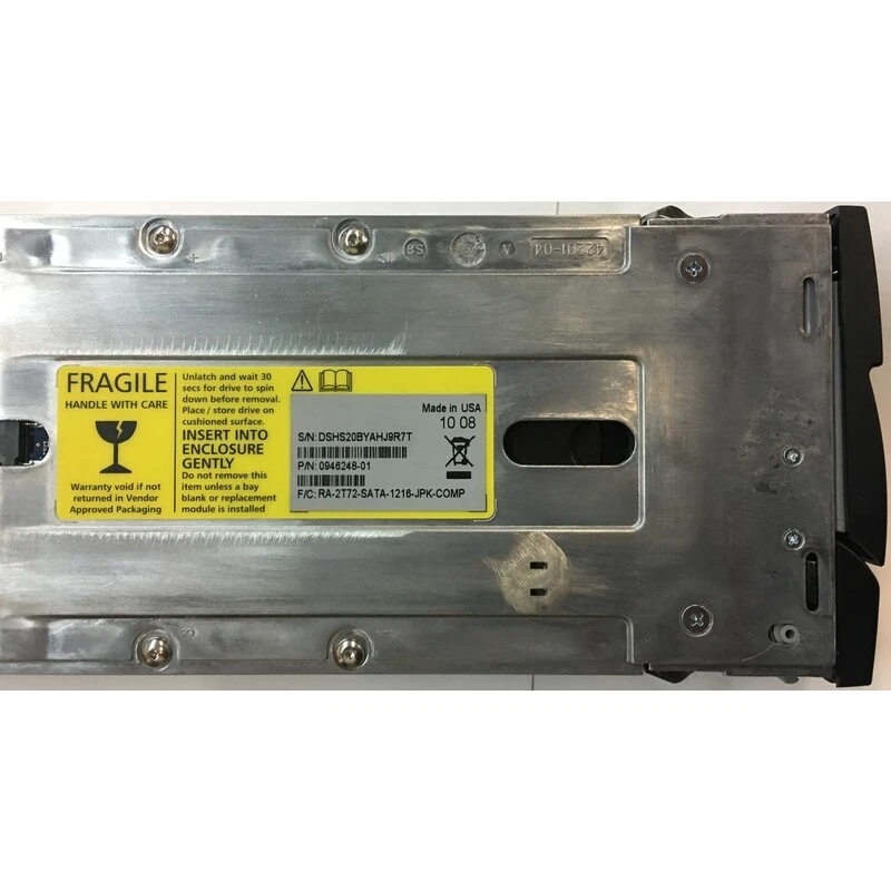 RA-2T72-SATA-1216-JPK-COMP - Compellent 2TB 7200 RPM SATA 3.5" HDD w/ tray - Image 1 of 1