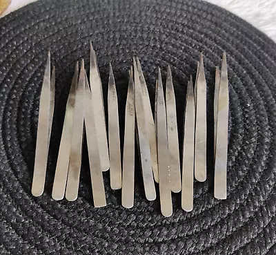 Vintage Steel Tweezer Tong Tool Decorative Collectible Long Set of 14 TZ42 - Image 1 of 4