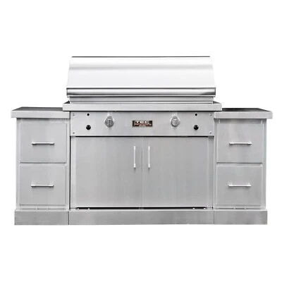 TEC 44-Inch NG Freestanding BBQ Gas grill Sterling Patio 2 FR Drawer of Kitchen - Image 1 of 4