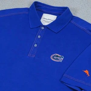 Camisa Florida Gators Hombres Grande Tommy Bahama Island Zone Malla Rendimiento UF Azul - Imagen 1 de 12