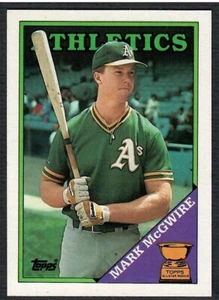 1988 Topps # 580 All Star Rookie Baseball Card , Mark McGwire - I Combine S/H - Picture 1 of 2