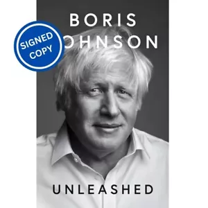Boris Johnson Hand-Signed Book - Unleashed - Authentic Autograph - New - Picture 1 of 7