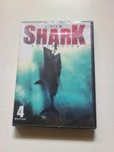 4-Film Shark Collection (2021, DVD) Shark Attack 1/2/3: Megalodon/Shark Zone - Picture 1 of 2