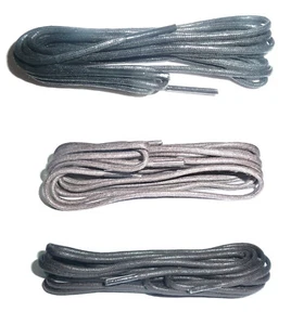 Fuertes Zapatos Encerados Finos Cordones Bota Cordones, Cordones de Zapatos 120 cm De Largo Hecho en el Reino Unido - Imagen 1 de 8