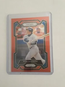 2024 PRIZM RYNE SANDBERG RED PRIZM SP#230/299 - CUB HOF 2B-#211 - Bild 1 von 2