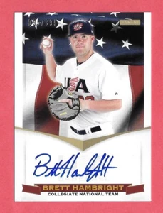 Brett Hambright Panini 2012 EE. UU. béisbol novato automático 095/399 - Imagen 1 de 1