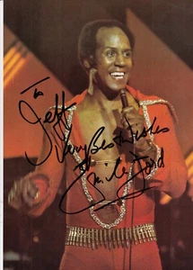 Foto autografiada a mano en color de Emile Ford A4 - Imagen 1 de 1