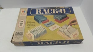 RACK-O Card Game Multiplayer Milton Bradley 1961 #4765 Complete Vintage  - Picture 1 of 4