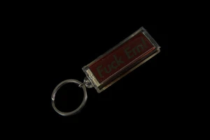 SUPREME F*CK EM' LLAVERO SOLAR INTERMITENTE SS13 ACCESORIO ROJO CAJA BLANCA LOGOTIPO CDG - Imagen 1 de 2