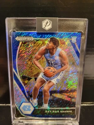 2021-22 Panini Prizm Draft Picks - Day'Ron Sharpe #25 (RC) Refractor #'d 11/13 - Image 1 of 2