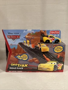 Fisher Price GeoTrax Disney Pixar Cars 2 Dirt Race Track Geo Trax Road Race - Picture 1 of 6