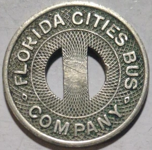West Palm Beach, Florida - Florida Cities Bus Company Bus Fare 4:25 FL 960 A - Bild 1 von 2