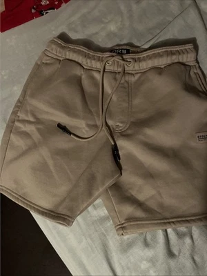 Pantalones Cortos de Pana Dr Essentials Para Hombre Marrón Tostado Cintura Elástica Cordón Bolsillo M Foto 1 de 4