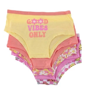 CTM Girl's Colorful Boy Short Underwear (5 Pack) - Picture 1 of 19