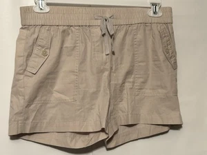 Pantalones Cortos Carga LOFT Outlet Mujer Cintura Elástica Talla Pequeña Beige S Cordón - Imagen 1 de 6