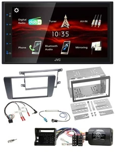 JVC USB Bluetooth Lenkrad DAB 2DIN Autoradio für Skoda Octavia 04-13 Scout - Bild 1 von 12