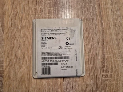 SIEMENS SIMATIC 6ES7 953-8LJ20-0AA0 , Micro Memory Card 512KB neu ovp - Bild 1 von 2
