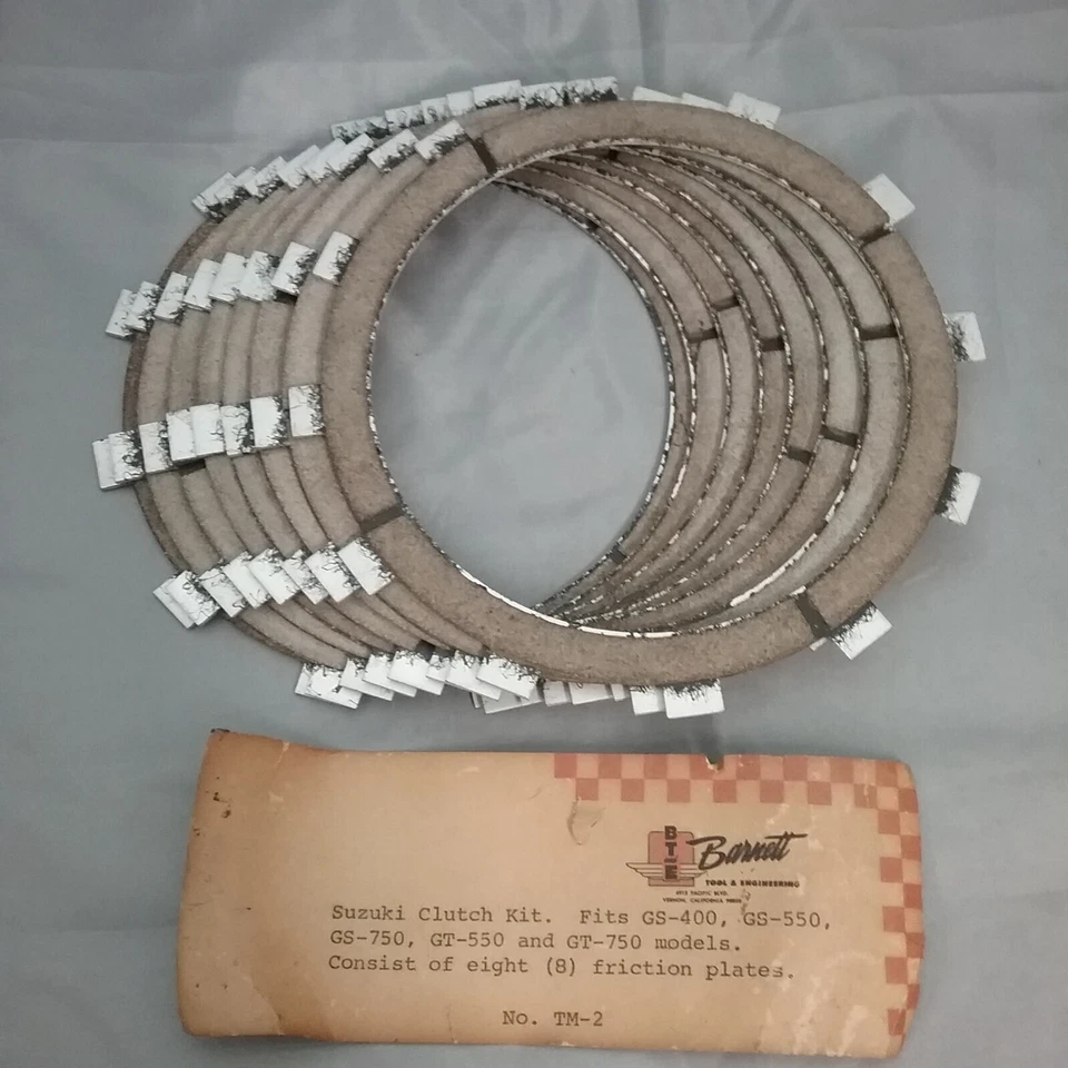 KIT EMBRAGUE PLACAS FRICCIÓN BARNETT 116462 NUEVO SUZUKI GS400 79-82 Foto 1 de 1