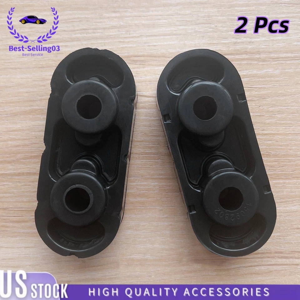 Soporte de montaje aislador colgador de escape 2 piezas para GMC 99-17 Sierra 1500 2500 3500 Foto 1 de 4