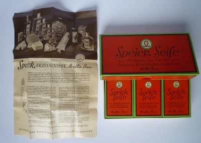 3 x Speick soap in very old box and insert - Image 1 of 4