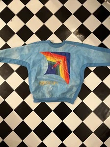 VINTAGE Olympics 80s Adult Adidas Hang Gliding T’Rose Flyers Sky XL - Picture 1 of 9