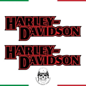Kit 2 Vintage Harley-Davidson Laminated Tank Sticker Motorcycle Sportster Stickers - Picture 1 of 2