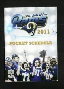 Programma tascabile St Louis Rams 2011 US Bank - Foto 1 di 2