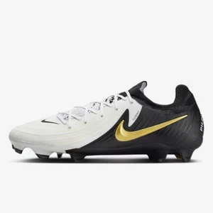 Nike Phantom GX 2 Pro FG FJ2563 Gold Black Soccer Cleats Mens 5 / Women’s 6.5 - Picture 1 of 11