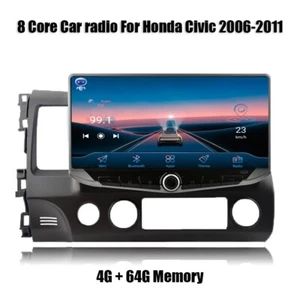 Car GPS Radio Navigation Head Unit Stereo For Honda Civic 2006 - 2011 Carplay - Picture 1 of 12