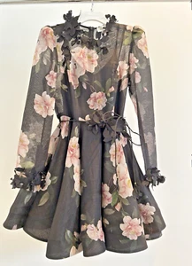 Zimmermann Illustration Structured Mini Dress - Picture 1 of 10