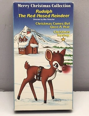 Original Rudolph Red-Nosed Reindeer VHS Video Tape Merry Christmas Collection - Image 1 of 4