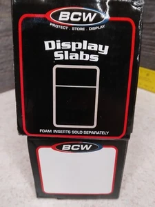 Lot Of 10 - BCW Clear Coin Stamp Slabs Display w/o Foam Insert - Picture 1 of 5
