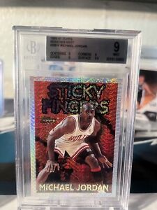 1996-97 Topps Michael Jordan #18 Sticky Fingers BGS 9