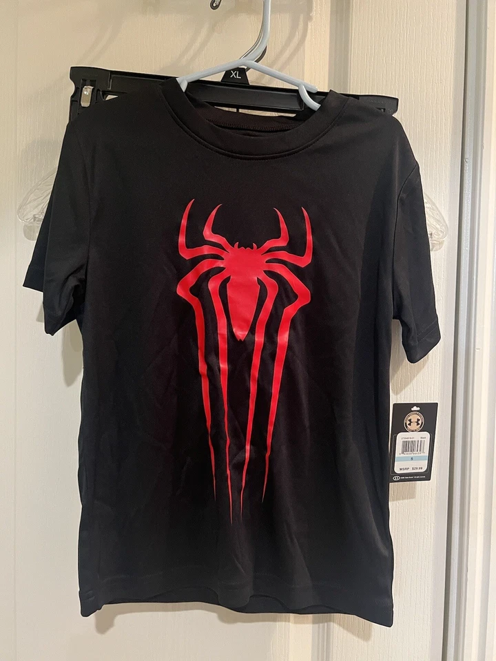 Camiseta Under Armour Spiderman para niños pequeños talla 5 nueva con etiquetas Foto 1 de 1
