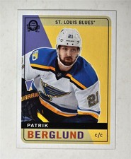 2017-18 17-18 O-Pee-Chee OPC Retro #19 Patrik Berglund