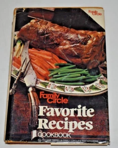 Family Circle Favorite Recipes Cookbook 10th Print 1980 Hardcover w/ Dust Jacket - Picture 1 of 7