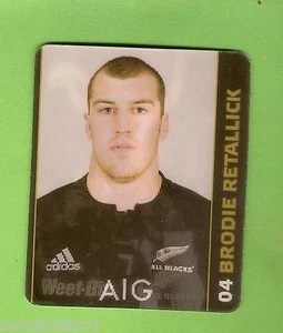 #CC5. BRODIE RETALLICK WEETBIX NEW ZEALAND JUNIOR RUGBY UNION CAMP HOLOGRAM - Bild 1 von 1