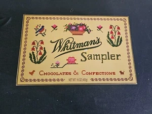 Whitman's Sampler cioccolatini assortiti scatola di cartone vuota 16 oz - Foto 1 di 5