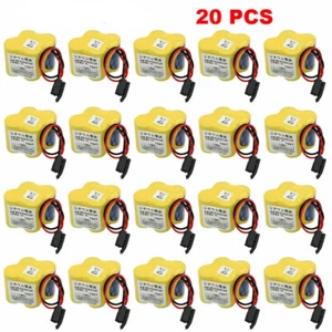 20 Stück BR-2/3AGCT4A 6V 4400MAH SPS Akku für FANUC Backup CNC System mit Stecker - Bild 1 von 6